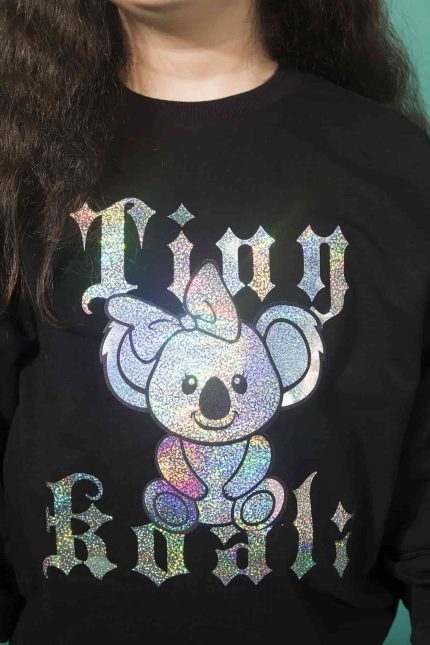 hologramlı siyah sweat 2-min