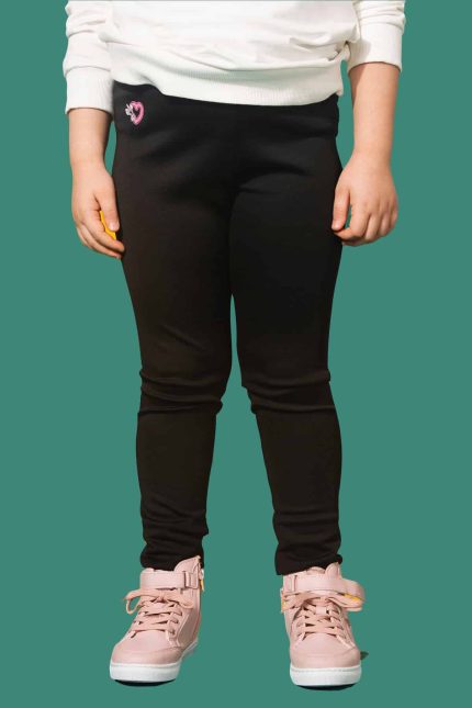 logo baskılı scuba siyah tayt 1-min