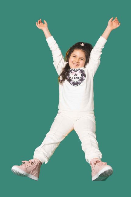 nervürlü ekru eşofman altı 2