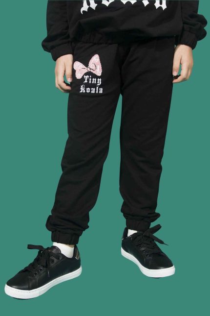 süzeneli siyah eşofman altı 1