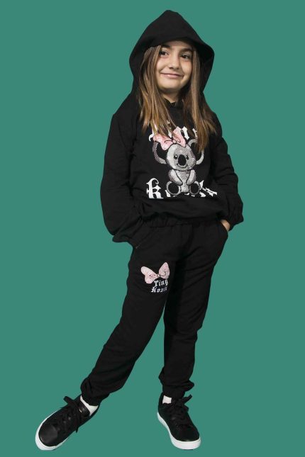 süzeneli siyah eşofman altı 2